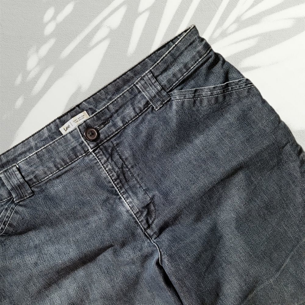Lee Just Below Waist Capris Stretch Pants 12-14 - Picture 3 of 5